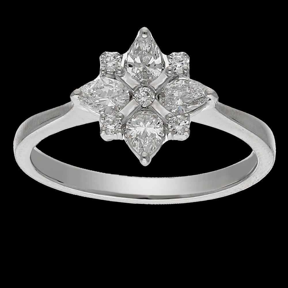 Buy Timeless 1.02 Carat Diamond Ring in 14K White & Yellow Gold