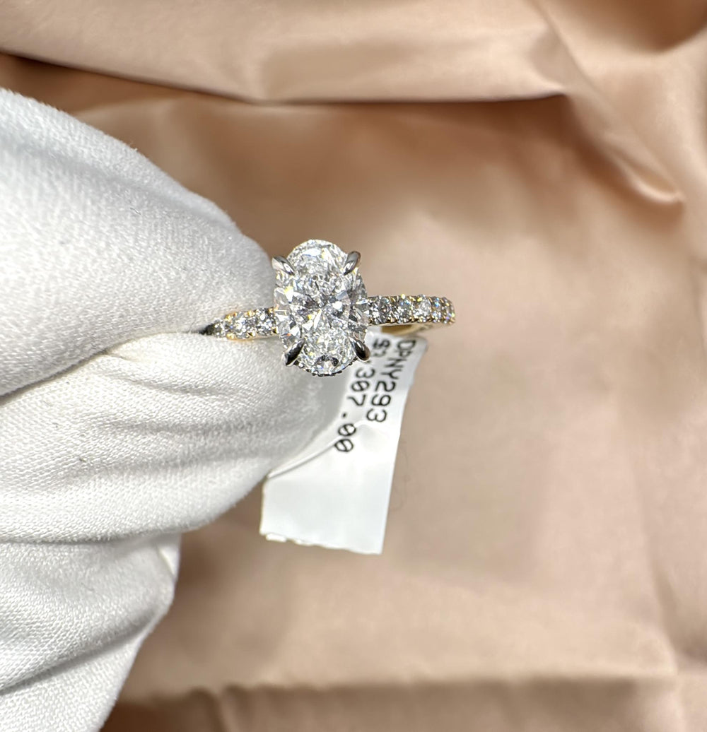 1.56 CTW Oval Cut Lab-Grown Diamond Ring for Sale Online