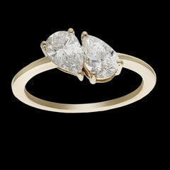 Buy High-Quality 1.50 Carat Pear Cut Diamond Ring Online
