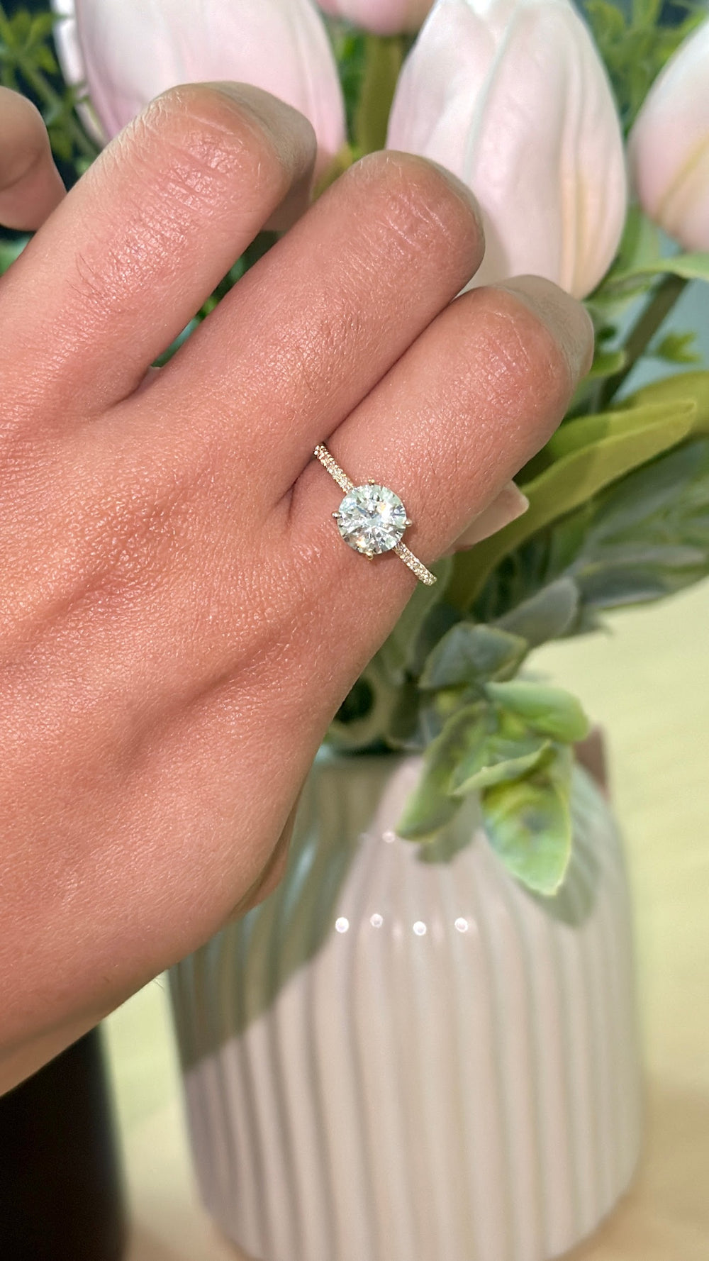 Buy 1.55-Carat Lab-Grown Round Cut Diamond Ring Online