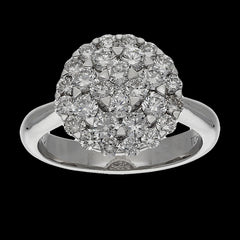 Buy Luxury 2.00 Carat Diamond Ring in 14K White & Yellow Gold