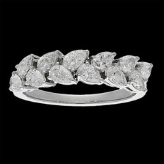 Buy 2 Carat Pear-Cut Diamond Ring in 14k White & Yellow Gold