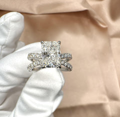 Buy Stylish 2.80 CTW Radiant-Cut Lab-Grown Diamond Ring Online