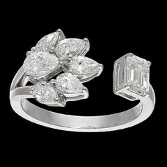 Buy Elegant 2.08 Carat Diamond Ring in 14K White & Yellow Gold