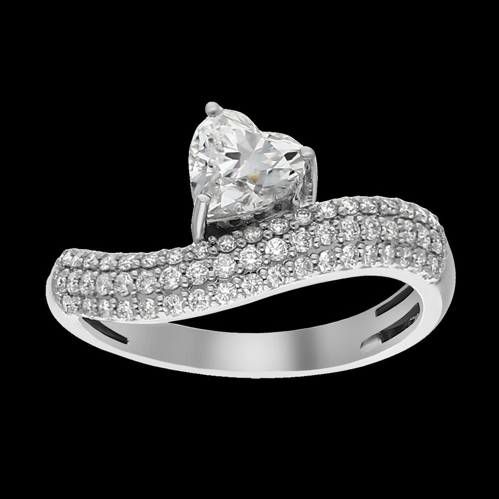 Buy 2.28 Carat Diamond Ring in 14K White and Yellow Gold