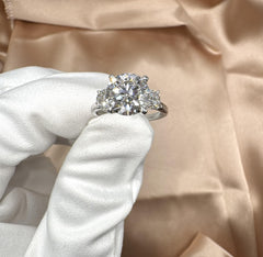 Buy 3.10 CTW Three-Stone Round Lab-Grown Diamond Ring Online