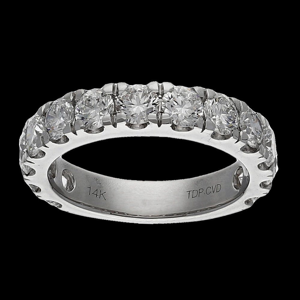 2.82 Carat Round Cut Diamond Eternity Band for Sale Online
