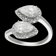 Buy Timeless 3.02 Carat Diamond Ring in 14K White & Yellow Gold