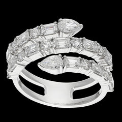 Buy 3.72 Carat Mixed Diamond Ring in 14K White