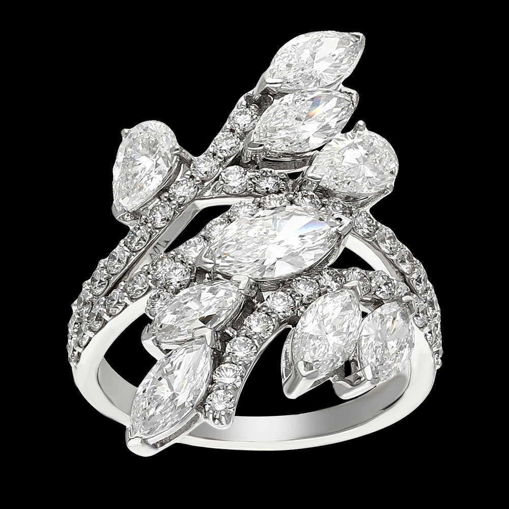 Buy 5.02 Carat Lab-Grown Diamond Ring in 14K White & Yellow Gold