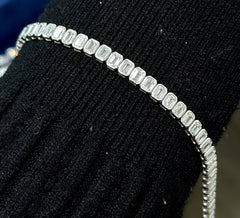 Buy 10 CT Lab-Grown Emerald Diamond Tennis Bracelet Online