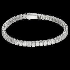 Buy Premium 14.08 CT Lab-Grown Emerald Diamond Bracelet Online