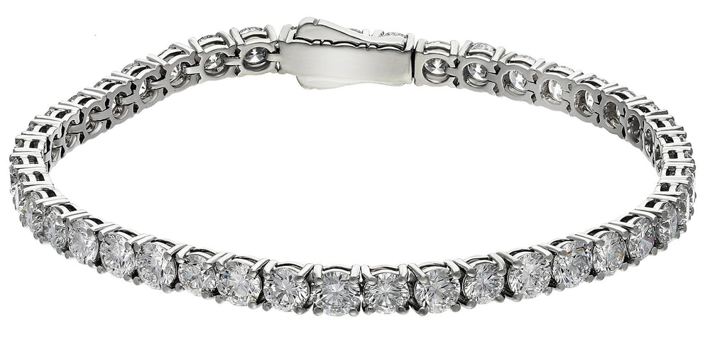 Buy 11 Carat Lab-Grown Round Diamond Tennis Bracelet Online