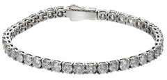 Buy 11 Carat Lab-Grown Round Diamond Tennis Bracelet Online