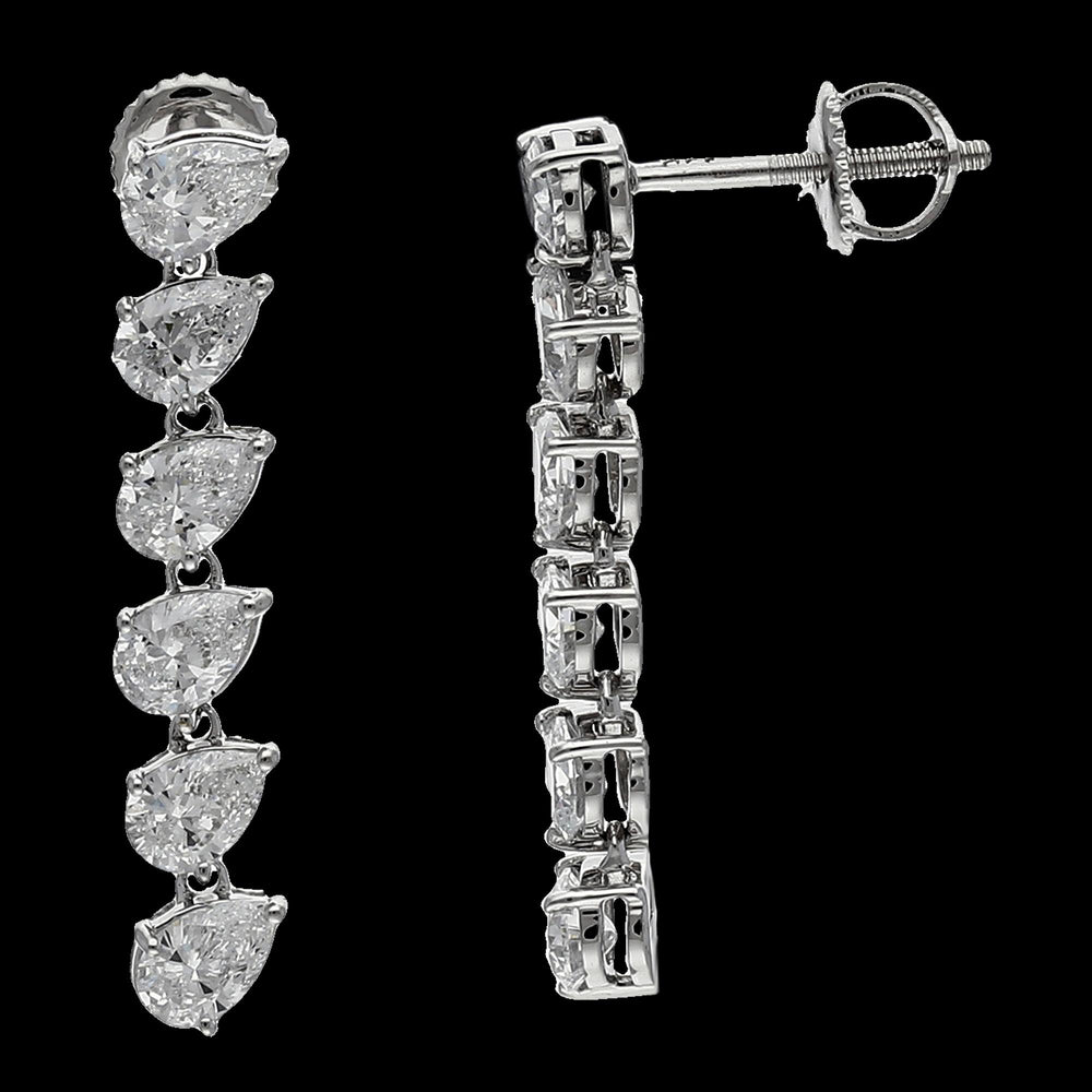 Buy Premium 2 Carat Lab-Grown Diamond Dangle Earrings Online