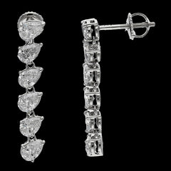 Buy Premium 2 Carat Lab-Grown Diamond Dangle Earrings Online