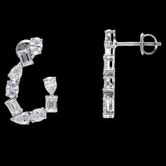 Buy 3 CT Lab-Grown Diamond Earrings