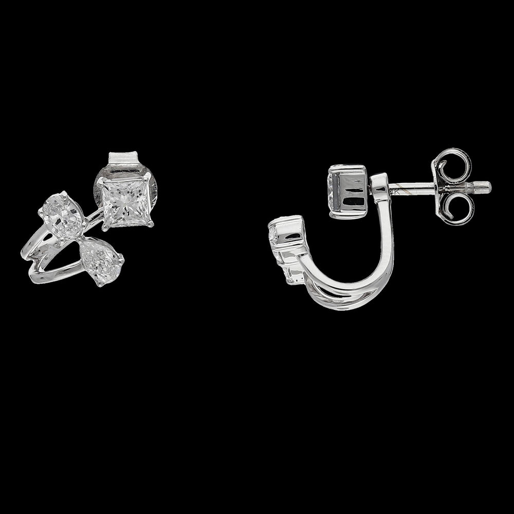 Buy Stylish 1.15 Carat Lab-Grown Diamond Earrings Online