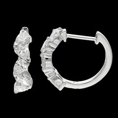 2.12 Carat Stylish Lab-Grown Diamond Earrings for Sale Online