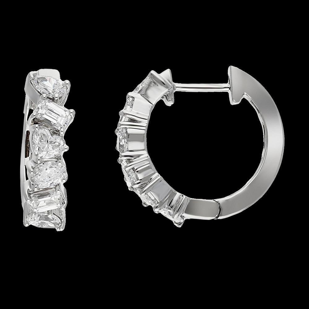 2.03 Carat Lab-Grown Diamond Huggie Earrings for Sale Online