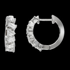 2.03 Carat Lab-Grown Diamond Huggie Earrings for Sale Online