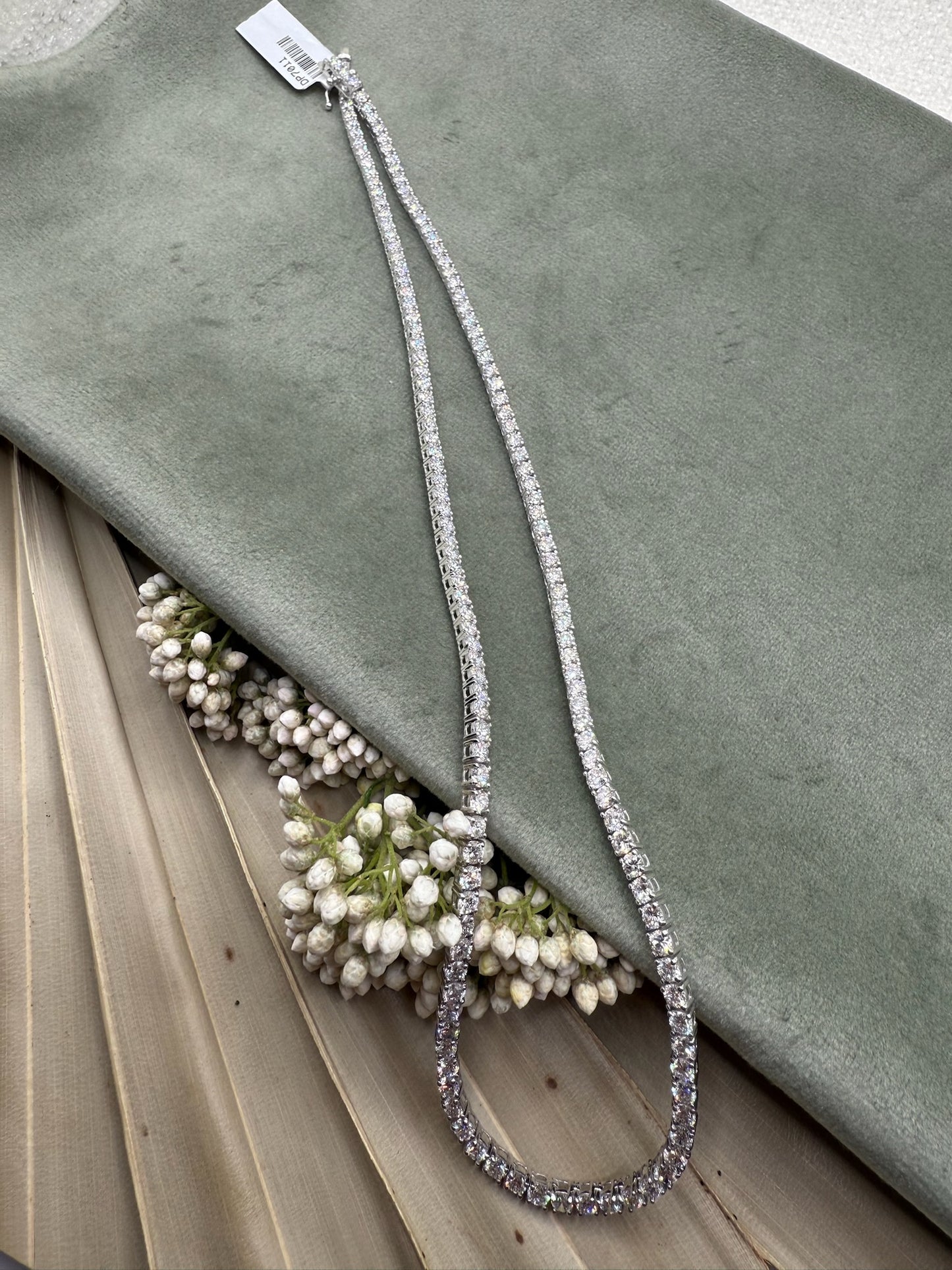 Lab Grown Tennis Necklaces