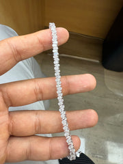 Buy 7.8 CTW Upside-Down Pear Lab-Grown Diamond Tennis Bracelet