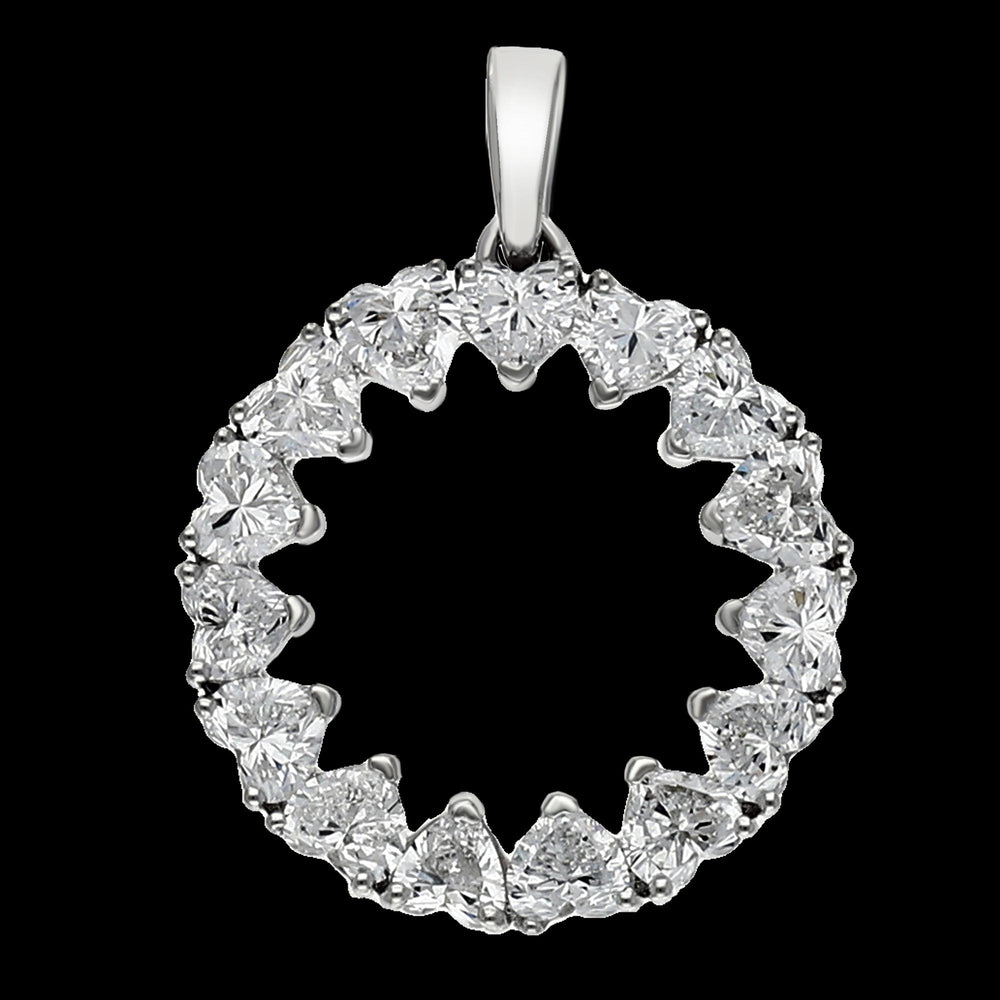 Buy 2 Carat Heart-Shaped Lab-Grown Diamond Pendant Online