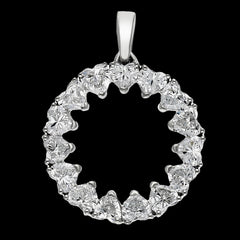 Buy 2 Carat Heart-Shaped Lab-Grown Diamond Pendant Online