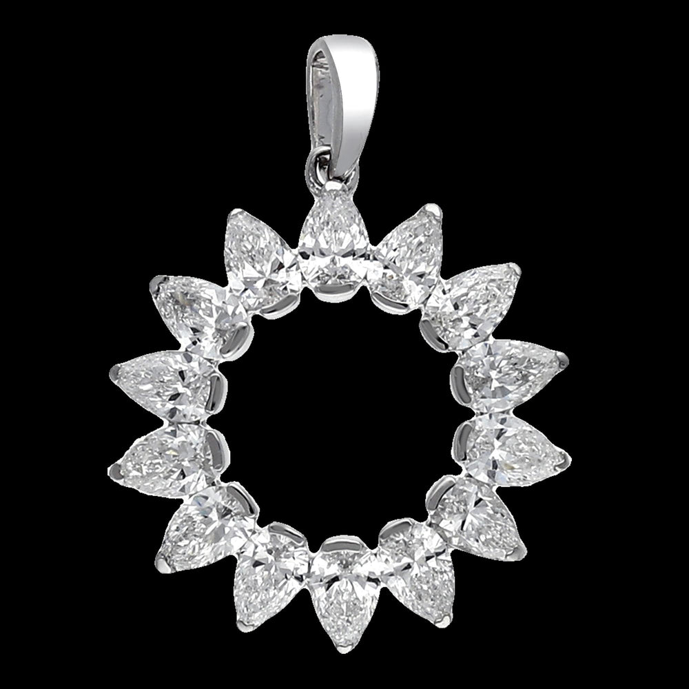 2.06 CT Pear-Shaped Lab-Grown Diamond Pendant for Sale Online