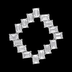 Buy 2.72 Carat Emerald Cut Lab-Grown Diamond Pendant Online