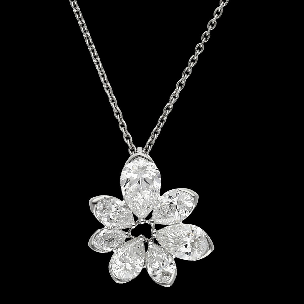 Buy 2.25 CT Pear-Shaped Lab-Grown Diamond Pendant Online