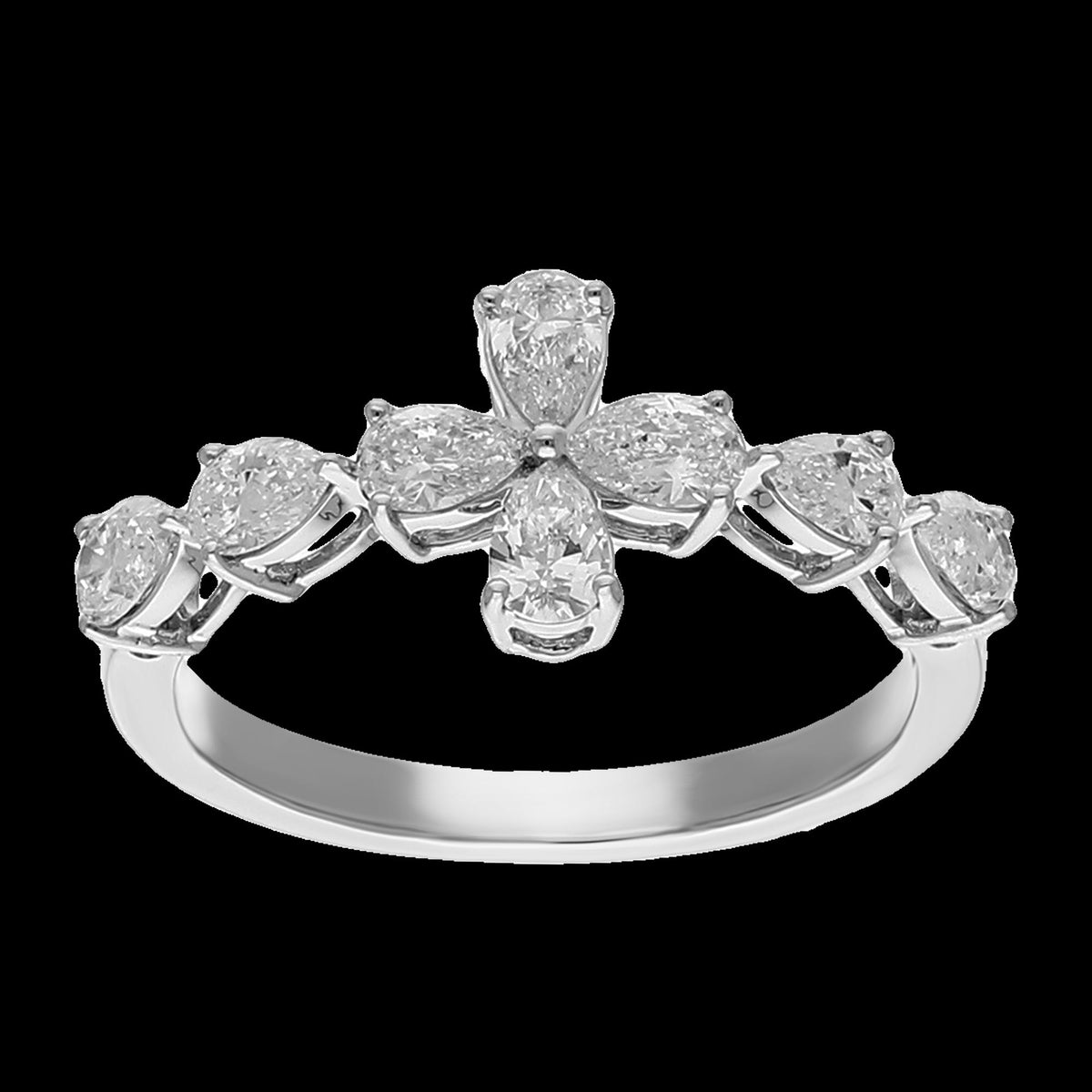 Buy 1.52 Carat Pear Cut Lab-Grown Diamond Ring Online
