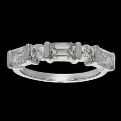 Buy 2.25 CT Emerald Cut Diamond Band | Best Diamond Ring
