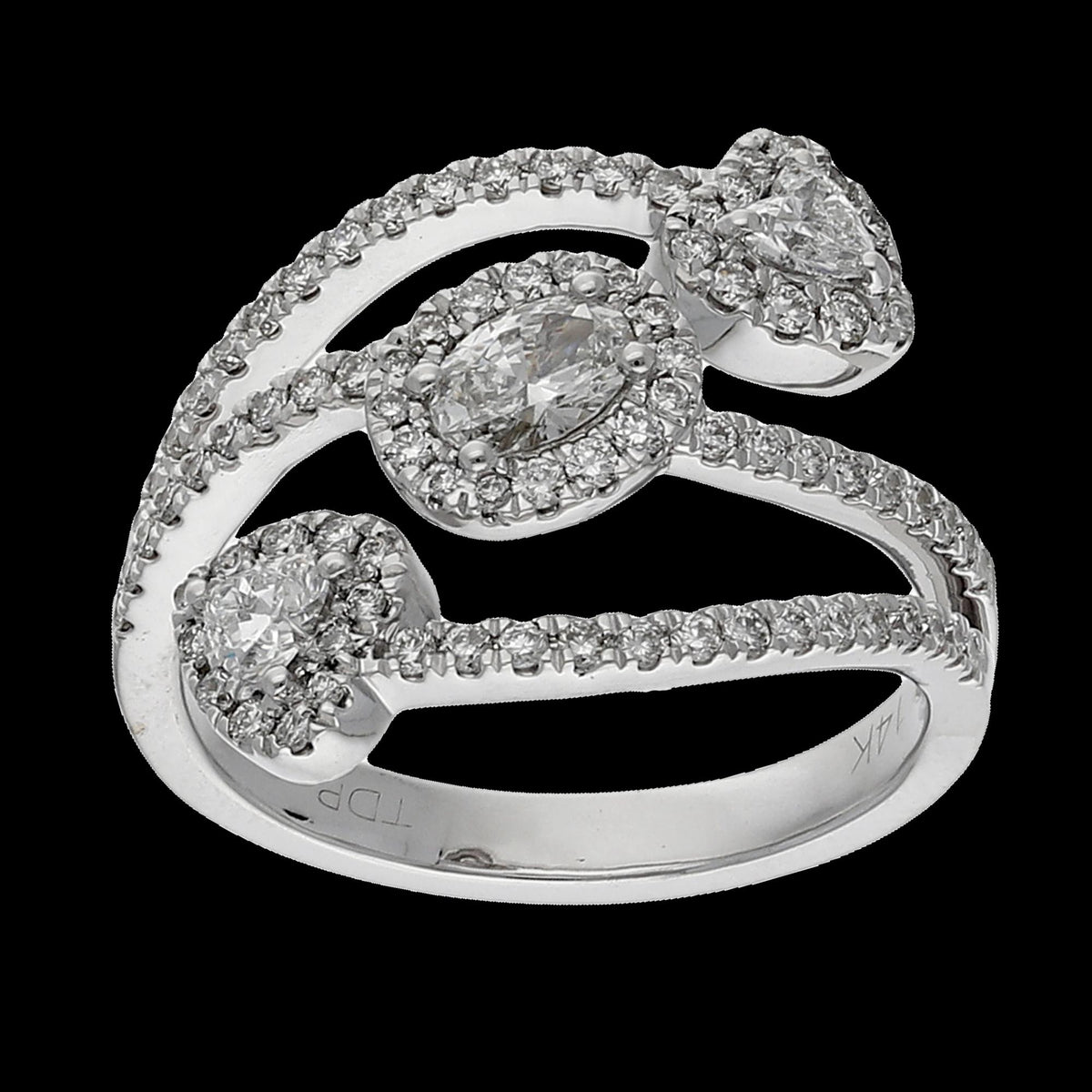 Buy 2.52 Carat Diamond Eternity Band in 14K White & Yellow Gold
