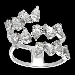 Buy 3 Carat Pear-Cut Lab-Grown Diamond Ring Online