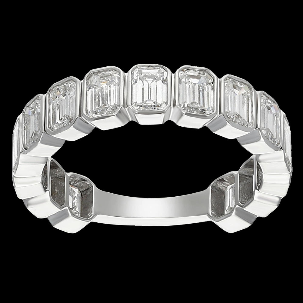 3 Carat Emerald Cut Diamond Band for Sale Online
