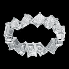 Buy 5 Carat Mixed Fancy Diamond Eternity Band Online
