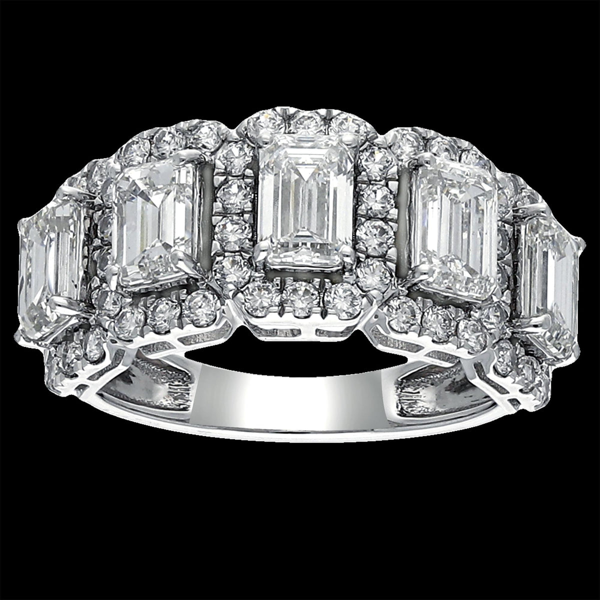 Buy 5 Carat Fancy Diamond Eternity Band 