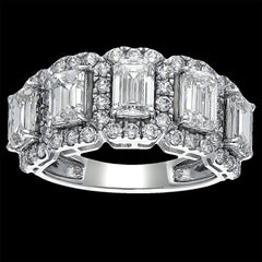 Buy 5 Carat Fancy Diamond Eternity Band 