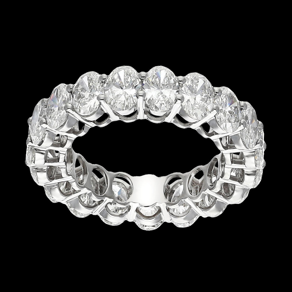 Buy 5 Carat Oval Lab-Grown Diamond Eternity Band Online