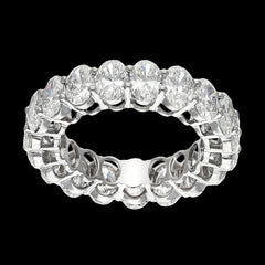 Buy 5 Carat Oval Lab-Grown Diamond Eternity Band Online