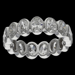 Buy 5.02 Carat Oval Diamond Eternity Band