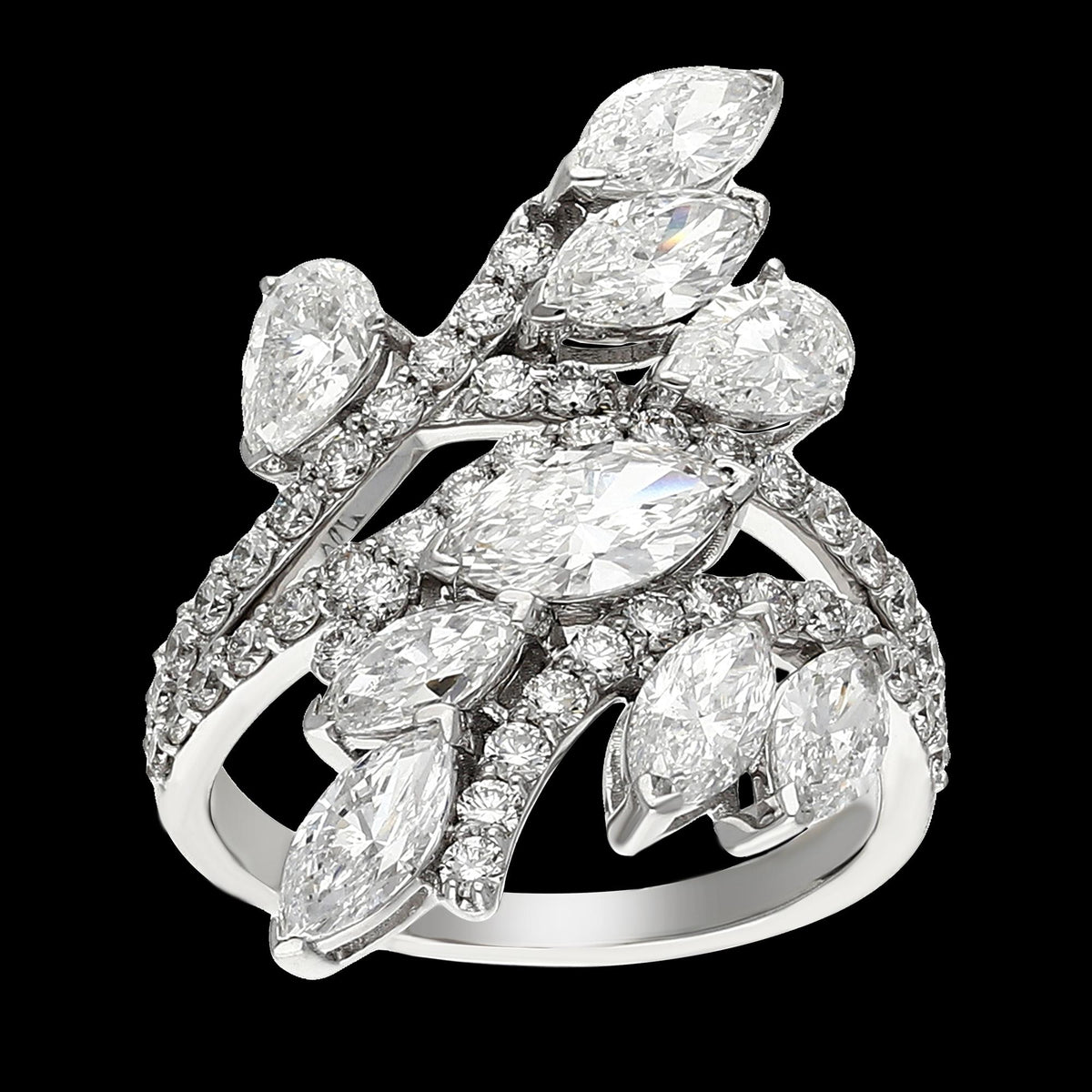 Buy 5.02 Carat Lab-Grown Diamond Ring in 14K White & Yellow Gold

