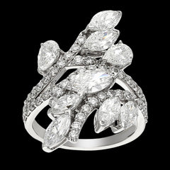 Buy 5.02 Carat Lab-Grown Diamond Ring in 14K White & Yellow Gold
