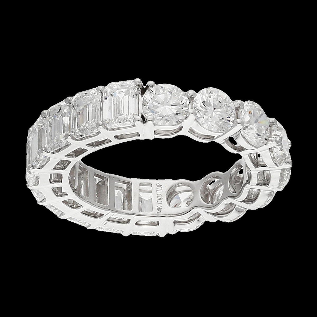 Buy 7.02 Carat Mixed Diamond Eternity Band Online

