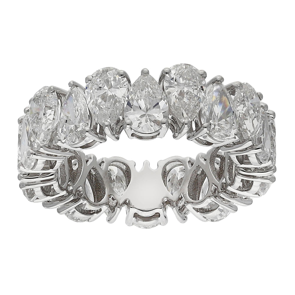 Buy 8.52 Carat Pear Cut Diamond Eternity Band Online
