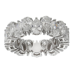 Buy 8.52 Carat Pear Cut Diamond Eternity Band Online
