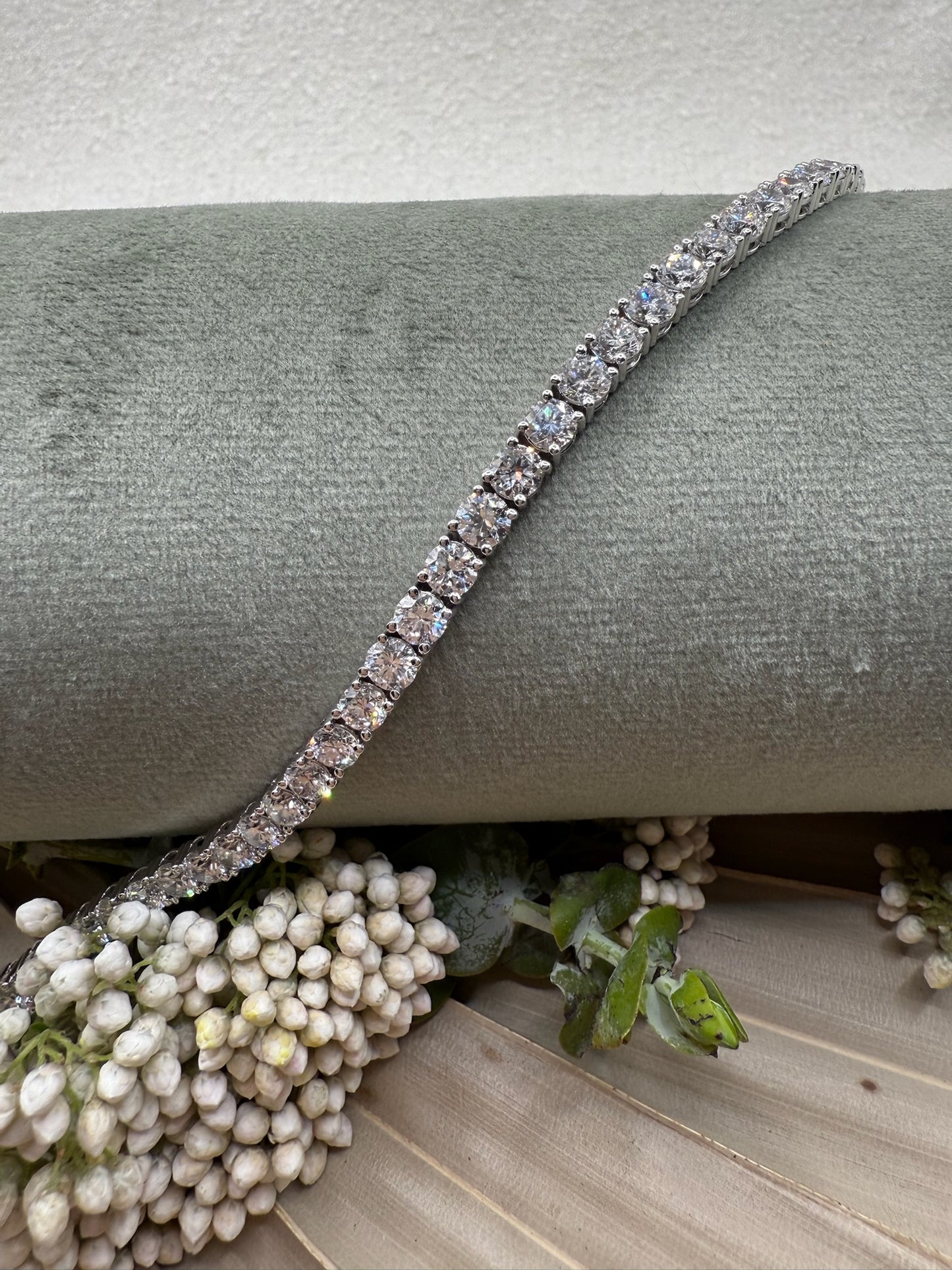Lab Grown Tennis Bracelet