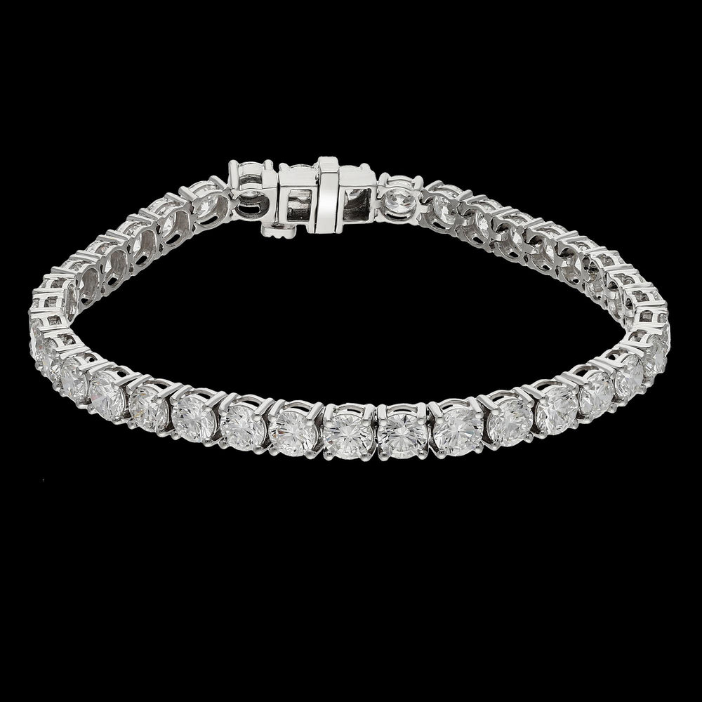 Buy 15.09 CT Round Diamond Tennis Bracelet | Diamonds By Saxena